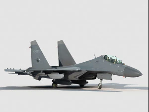 Shenyang J-16 D EW Modello 3D