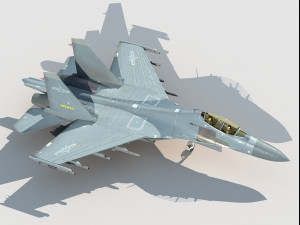Shengyang J-16 A Model 3D