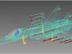 Shengyang J-16 A 3D Model