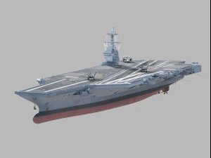 CVN-78 USS Geral R F ord Modello 3D