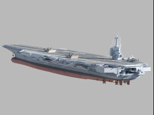 CVN-78 USS Geral R F ord 3D Model