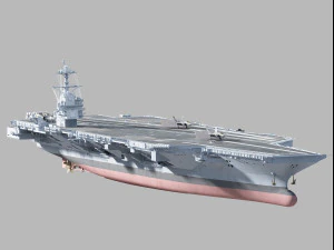 CVN-78 USS Geral R F ord 3D Model