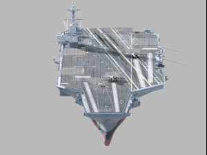 CVN-78 USS Geral R F ord 3D Model