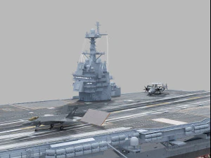 CVN-78 USS Geral R F ord 3D Model