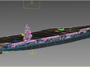 CVN-78 USS Geral R F ord 3D Model