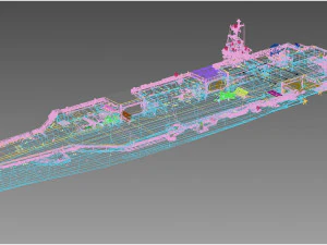 CVN-78 USS Geral R F ord 3D Model