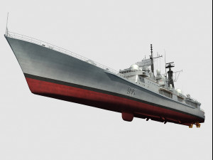 HMS Manchester Type 42 Class destroyer 3D Model
