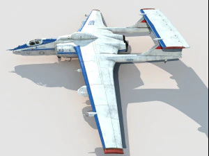 Myasishchev M-55 Geophysica 3D Model
