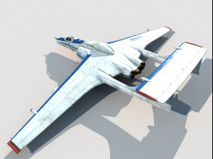 Myasishchev M-55 Geophysica 3D Model