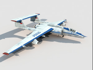 Myasishchev M-55 Geophysica 3D Model