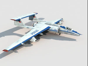 Myasishchev M-55 Geophysica 3D Model