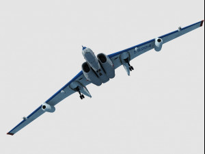 Myasishchev M-55 Geophysica 3D Model