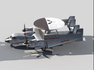 Xian KJ-600 AEW 3D Model