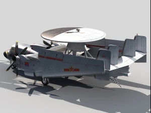 Xian KJ-600 AEW 3D Model