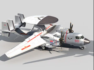 Xian KJ-600 AEW 3D Model