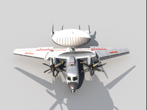 Xian KJ-600 AEW Modello 3D