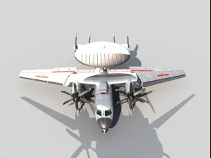 Xian KJ-600 AEW 3D Model
