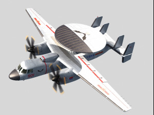 Xian KJ-600 AEW Modello 3D