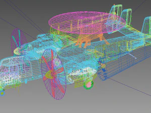 Xian KJ-600 AEW 3D Model
