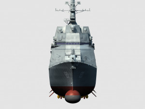 JS Shiranui Asahi class destroyer 3D Model