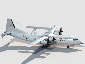 Shaanxi KJ-200 Moth Model 3D
