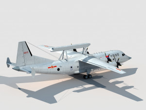 Shaanxi KJ-200 Moth Model 3D