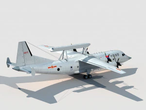 Shaanxi KJ-200 Moth 3D Model