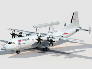 Shaanxi KJ-200 Moth Model 3D