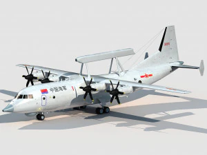 Shaanxi KJ-200 Moth 3D Model
