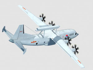 Shaanxi KJ-200 Moth 3D Model