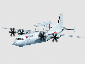 Shaanxi KJ-200 Moth Model 3D