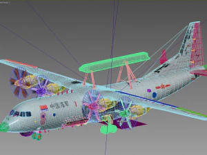 Shaanxi KJ-200 Moth 3D Model