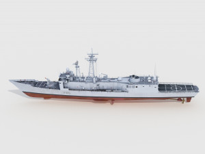 F-85 Navarra Santa Maria Class Frigate Modelo 3D
