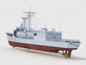 F-85 Navarra Santa Maria Class Frigate Modelo 3D