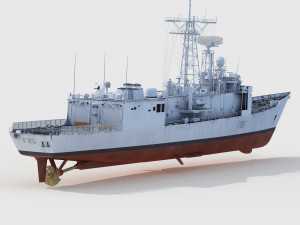 F-85 Navarra Santa Maria Class Frigate Modelo 3D