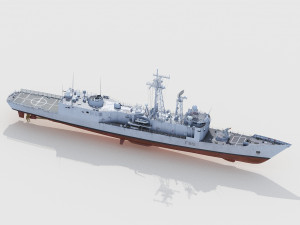 F-85 Navarra Santa Maria Class Frigate Modelo 3D