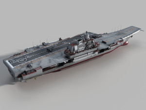 Admiral Kutnezov carrier Modelo 3D