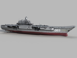Admiral Kutnezov carrier Modelo 3D