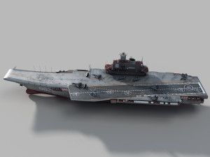 Admiral Kutnezov carrier Modelo 3D