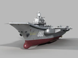 Admiraal Kutnezov vliegdekschip 3D Model
