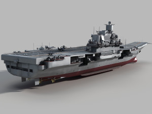 Admiral Kutnezov carrier Modelo 3D