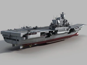 Admiraal Kutnezov vliegdekschip 3D Model