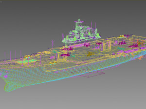 Admiral Kutnezov carrier Modelo 3D