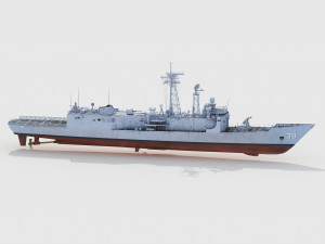 USS Doyle FFG-39 Oliver Hazard Perry Long Hull class 3D Модель