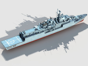 Hydra Class frigate 3D Model