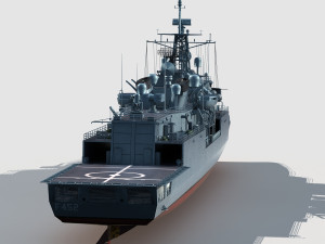 Hydra Class frigate 3D Model