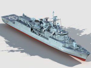 Hydra Class frigate 3D Model