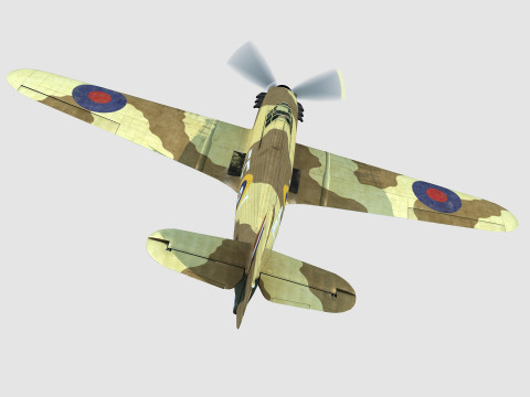 Hawker Hurricane Modelo 3D