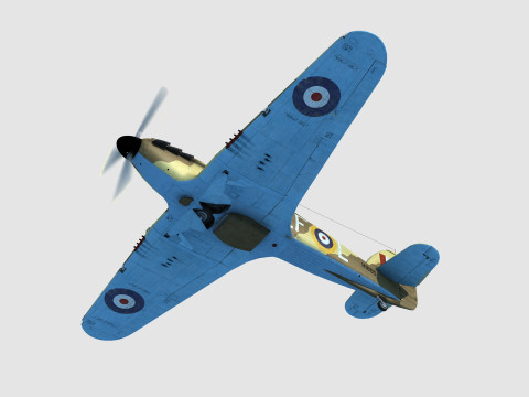 Hawker Hurricane Modelo 3D