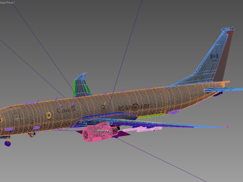 Boeing P-8 Poseidon 3D मॉडल